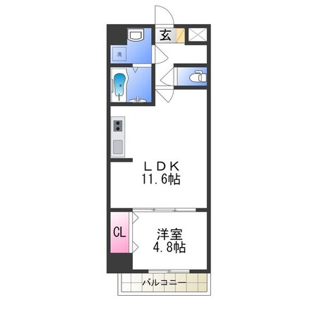 MANDARIN COURT　深井駅前の物件間取画像